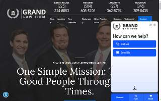 Grand Law Firm of Baker website
