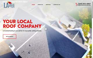 LA Central Roofing & Sheet Metal LLC of Baker website