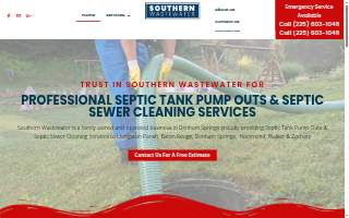 Southern Wastewater Louisiana website