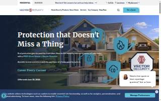 Vector Security - Jackson website