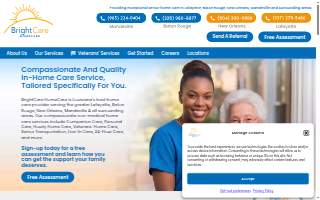 BrightCare HomeCare of Baton Rouge website