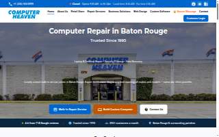 Computer Heaven Inc of Baton Rouge website