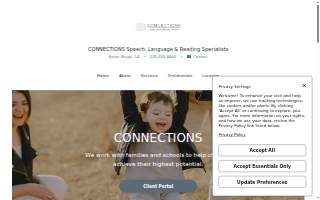 CONNECTIONS Speech, Language & Reading Specialists website