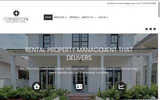 Cornerstone Management Group website