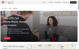 CPR Cell Phone Repair of Baton Rouge website