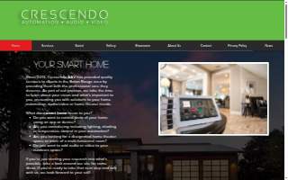 Crescendo Automation Audio Video website