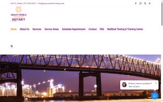 Geaux Mobile Notary of Baton Rouge website