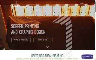 Giraphic Prints website