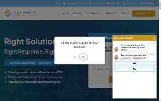 Gulf South Technology Solutions, LLC. - Baton Rouge Managed IT Services Company website