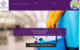 Heaven Scent Cleaning Service LLC website