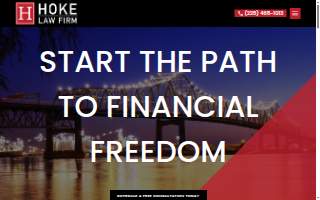 Hoke Law Firm website
