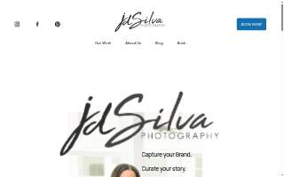 JD Silva Photography website