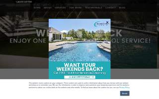 Lucas Firmin Pools website