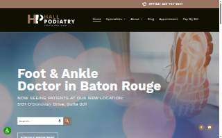 Patrick Hall, DPM of Baton Rouge website