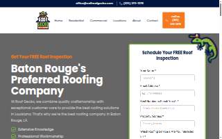Roof Gecko website