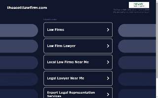 The Scott Law Firm, LLC of Baton Rouge website