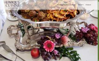 Unique Cuisine Catering website