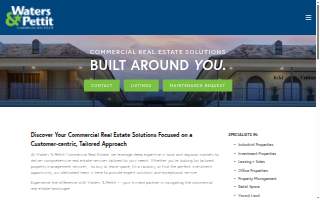 Waters & Pettit Commercial Real Estate of Estelle website