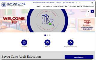 Bayou Cane EDU website