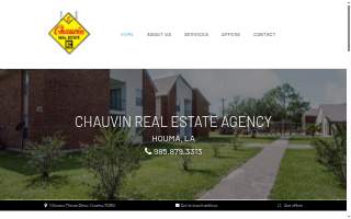 Chauvin Real Estate Agency website