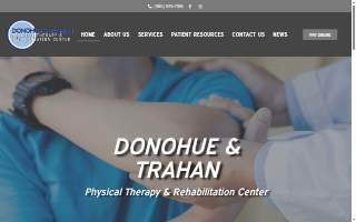 Donohue & Trahan Physical Therapy website