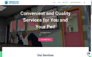 pawsitive pets sitting service website