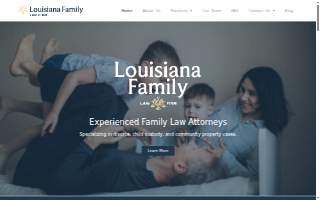The Louisiana Family Law Firm of Shenandoah website