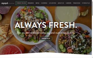 Agape Day Care website