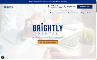 Brightly Dental website