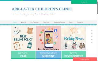 Ark-La-Tex Children's Clinic website