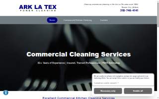 Ark La Tex Power Cleaning website