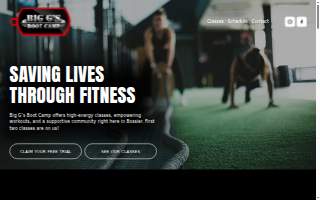 Big G’s Boot Camp LLC website