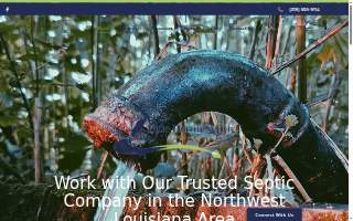 Blue Heron Septic of Bossier City website