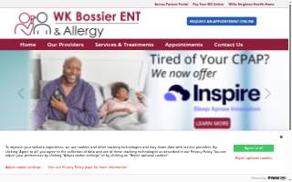 Bossier ENT & Allergy website