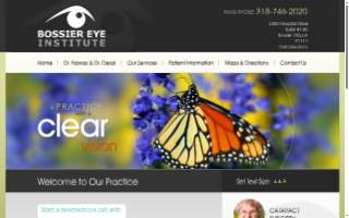 Bossier Eye Institute website