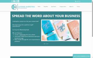 Cayenne Marketing website