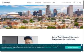 Computer support and services website
