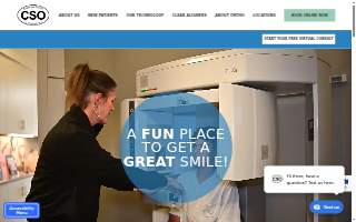 Cosse & Silmon Orthodontics website
