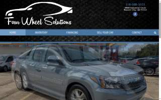 Four Wheel Solutions Towing & Transport website