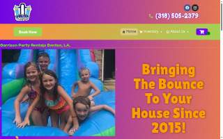 Garrison Party Rentals website