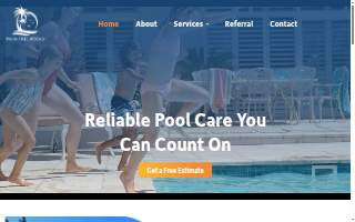Palm Tree Pools website