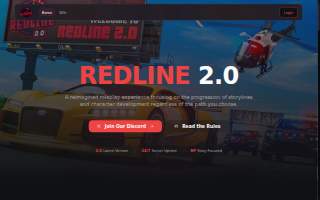 Redline Express Lube website