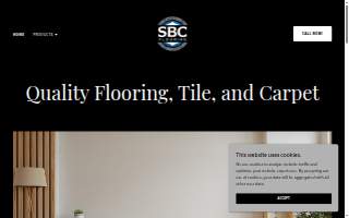 SBC Flooring website