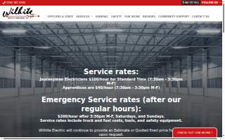 Wilhite Electric website
