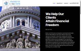 Andress Law Firm of Broussard website