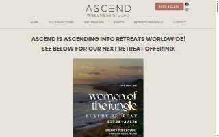 Ascend Wellness Studio of Broussard website