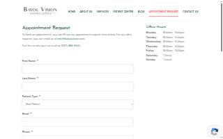 Bayou Vision Associates website
