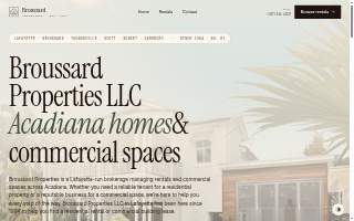 Broussard Properties LLC website