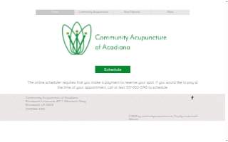 Community Acupuncture of Acadiana website
