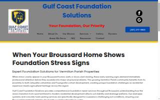 Gulf Coast Foundation Solutions website